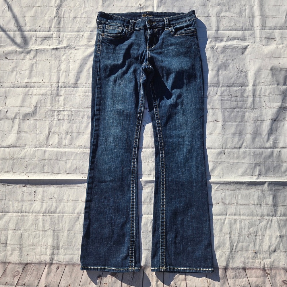 KUT from the Kloth Womens Bootcut Jeans Dark Wash Blue Denim Size 8